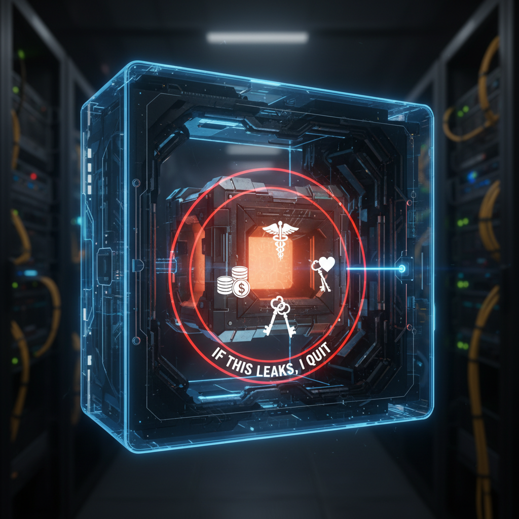 Conceptual visualization of Nitro Enclaves as isolated, heavily fortified chambers inside EC2 instances for confidential computing