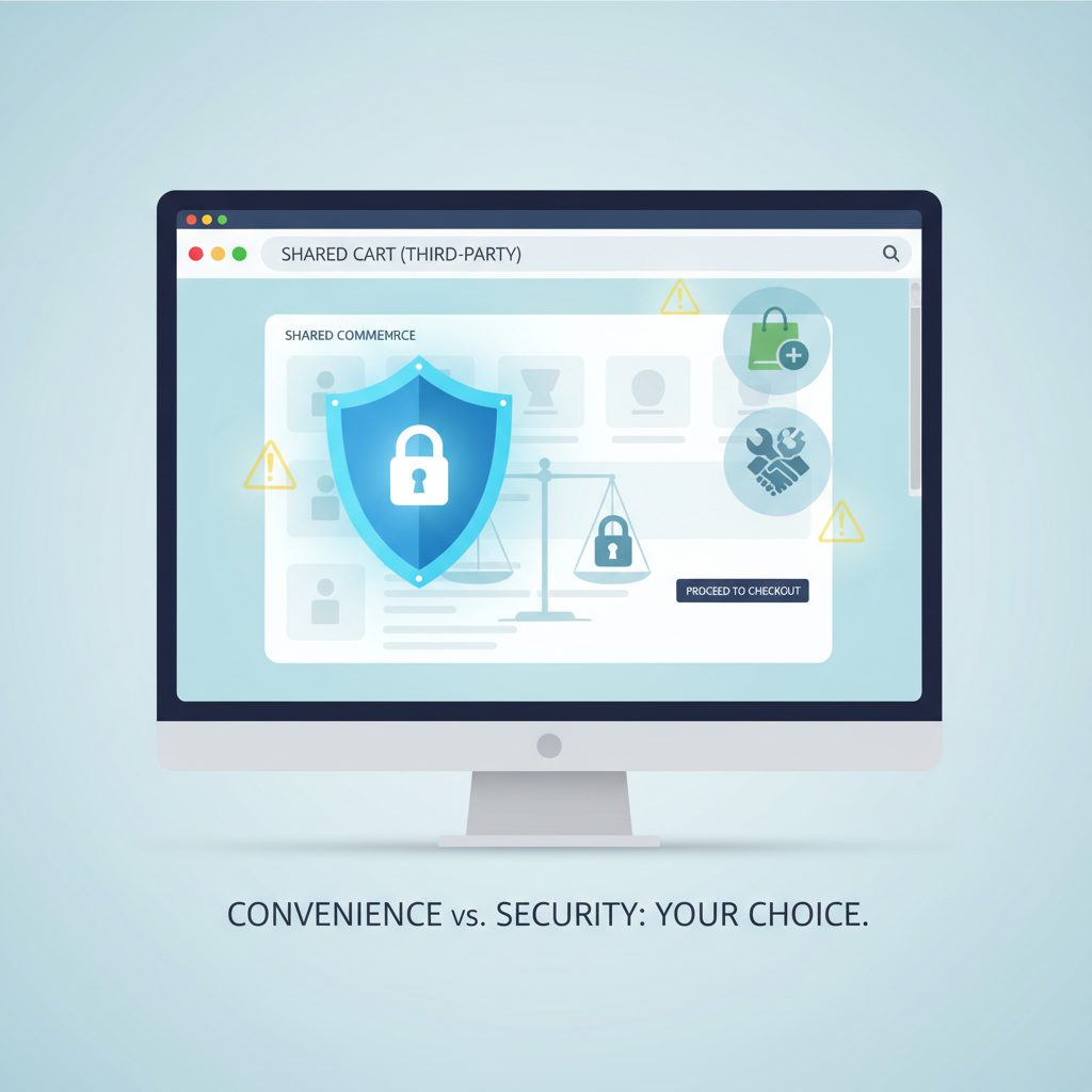 Frustrated online shopper looking for a Share Cart button on Amazon