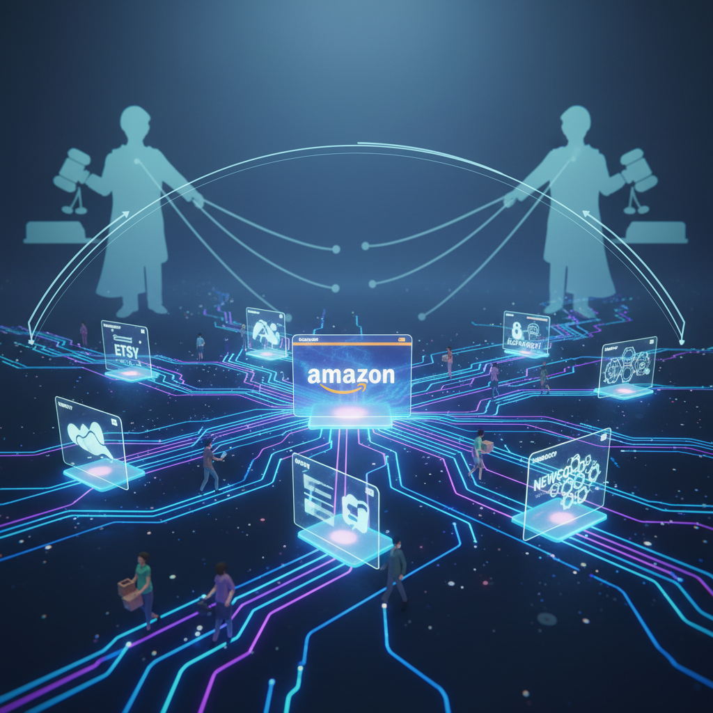 Seller viewpoint of massive Amazon dashboard with fees and Buy Box controls tethering their small storefront