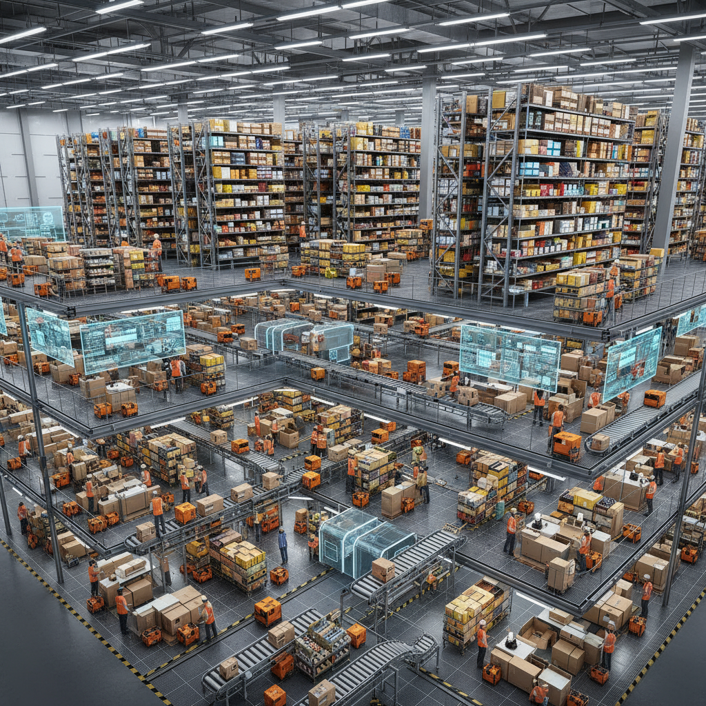 Detailed view of the Waterbury–Naugatuck Industrial Park location for the Amazon facility with surrounding Connecticut landscape and highway access