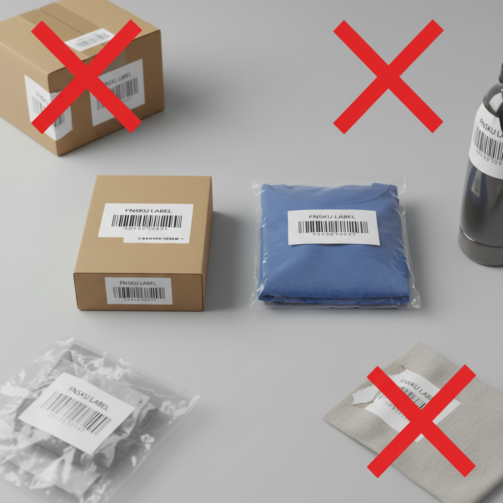 Infographic showing relationship between ASIN, FNSKU, and UPC on Amazon