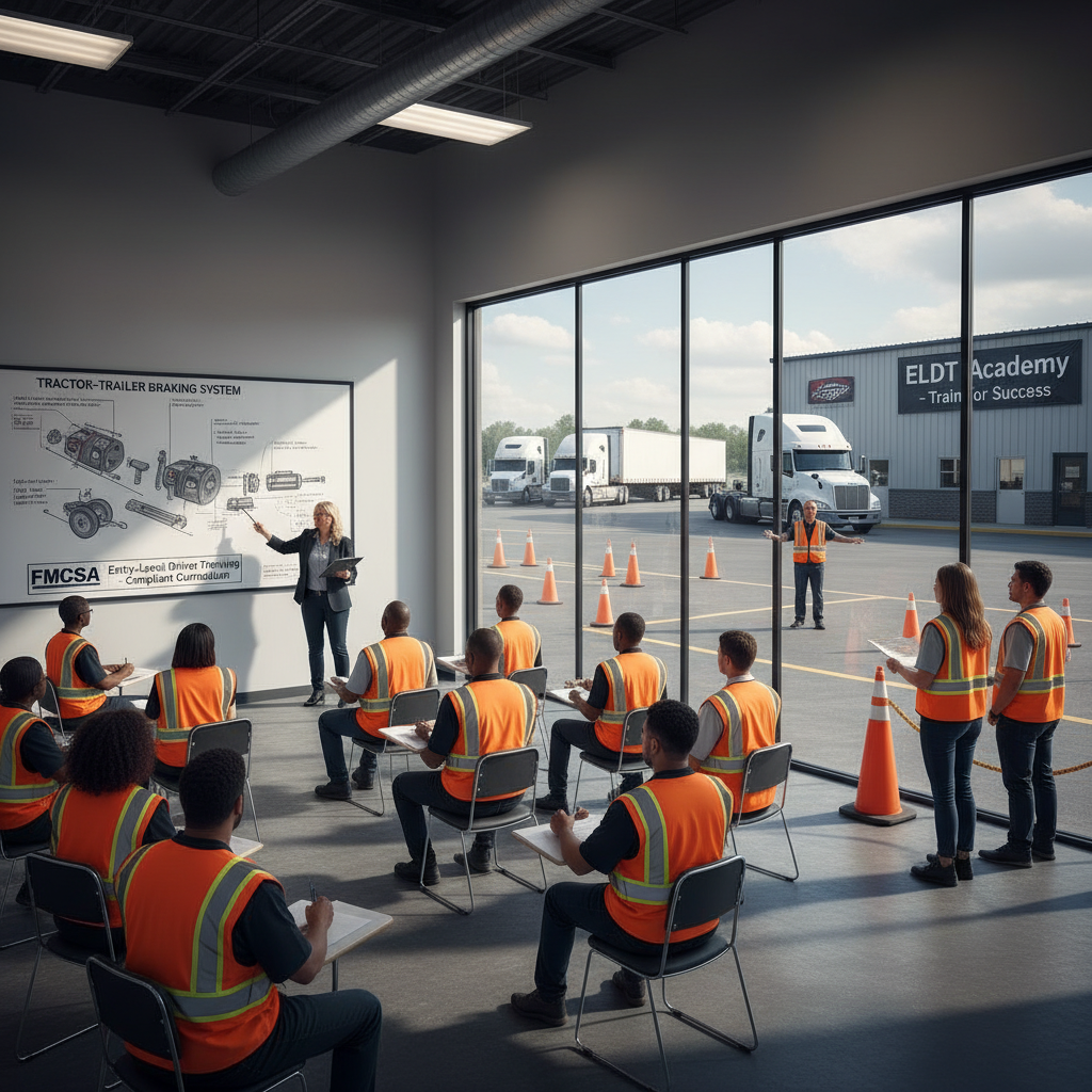 Different types of Amazon-related driving jobs from blue vans to Class A trucks